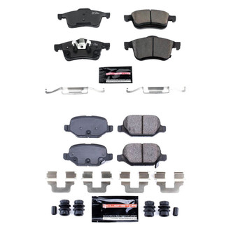 PowerStop® - Z23 Evolution Sport Performance Carbon-Fiber Ceramic Front and Rear Brake Pad Set