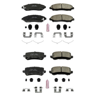PowerStop® - Z23 Evolution Sport Performance Carbon-Fiber Ceramic Front and Rear Brake Pad Set
