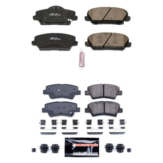 PowerStop® - Z23 Evolution Sport Performance Carbon-Fiber Ceramic Front and Rear Brake Pad Set