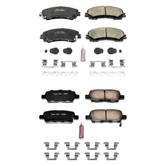 PowerStop® - Z23 Evolution Sport Performance Carbon-Fiber Ceramic Front and Rear Brake Pad Set