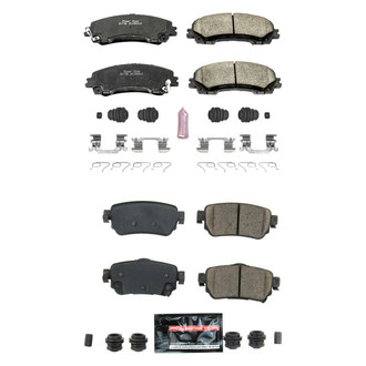 PowerStop® - Z23 Evolution Sport Performance Carbon-Fiber Ceramic Front and Rear Brake Pad Set