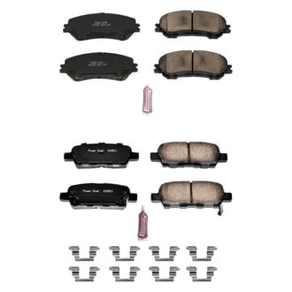 PowerStop® - Z23 Evolution Sport Performance Carbon-Fiber Ceramic Front and Rear Brake Pad Set
