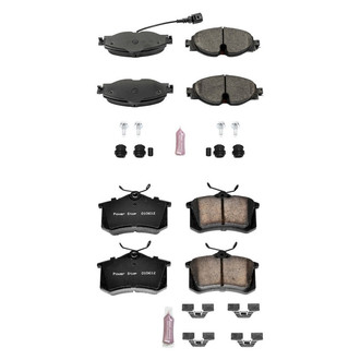 PowerStop® - Z23 Evolution Sport Performance Carbon-Fiber Ceramic Front and Rear Brake Pad Set