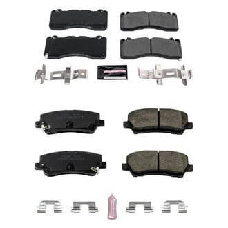 PowerStop® - Z23 Evolution Sport Performance Carbon-Fiber Ceramic Front and Rear Brake Pad Set