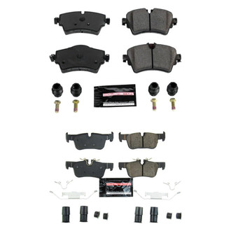 PowerStop® - Z23 Evolution Sport Performance Carbon-Fiber Ceramic Front and Rear Brake Pad Set
