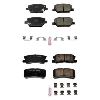PowerStop® - Z23 Evolution Sport Performance Carbon-Fiber Ceramic Front and Rear Brake Pad Set