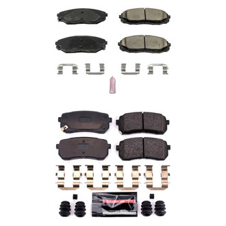 PowerStop® - Z23 Evolution Sport Performance Carbon-Fiber Ceramic Front and Rear Brake Pad Set