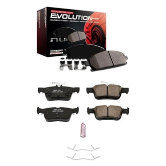 PowerStop® - Z23 Evolution Sport Performance Carbon-Fiber Ceramic Front and Rear Brake Pad Set