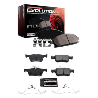 PowerStop® - Z23 Evolution Sport Performance Carbon-Fiber Ceramic Front and Rear Brake Pad Set