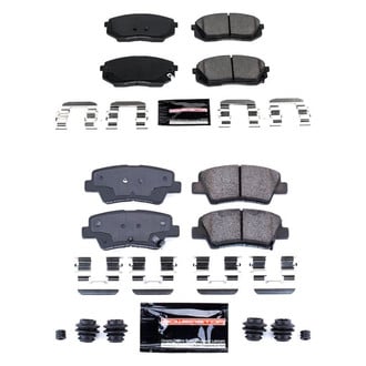PowerStop® - Z23 Evolution Sport Performance Carbon-Fiber Ceramic Front and Rear Brake Pad Set