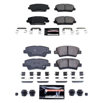 PowerStop® - Z23 Evolution Sport Performance Carbon-Fiber Ceramic Front and Rear Brake Pad Set