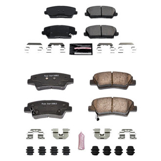 PowerStop® - Z23 Evolution Sport Performance Carbon-Fiber Ceramic Front and Rear Brake Pad Set
