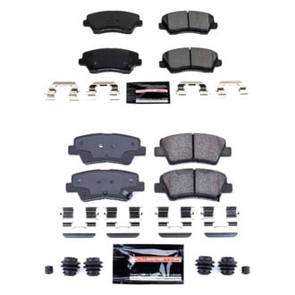 PowerStop® - Z23 Evolution Sport Performance Carbon-Fiber Ceramic Front and Rear Brake Pad Set