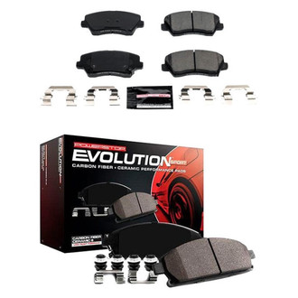 PowerStop® - Z23 Evolution Sport Performance Carbon-Fiber Ceramic Front and Rear Brake Pad Set