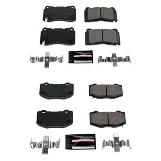PowerStop® - Z23 Evolution Sport Performance Carbon-Fiber Ceramic Front and Rear Brake Pad Set