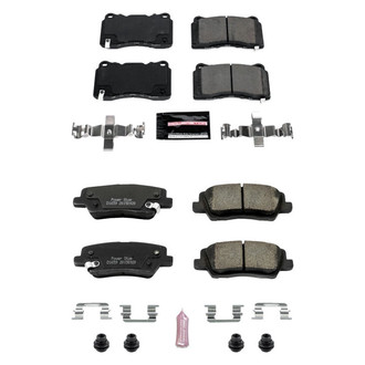 PowerStop® - Z23 Evolution Sport Performance Carbon-Fiber Ceramic Front and Rear Brake Pad Set