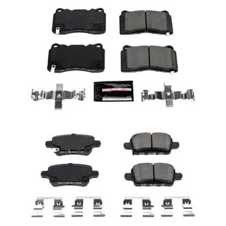 PowerStop® - Z23 Evolution Sport Performance Carbon-Fiber Ceramic Front and Rear Brake Pad Set