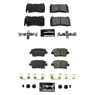 PowerStop® - Z23 Evolution Sport Performance Carbon-Fiber Ceramic Front and Rear Brake Pad Set