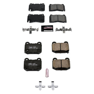 PowerStop® - Z23 Evolution Sport Performance Carbon-Fiber Ceramic Front and Rear Brake Pad Set