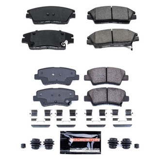 PowerStop® - Z23 Evolution Sport Performance Carbon-Fiber Ceramic Front and Rear Brake Pad Set