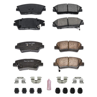 PowerStop® - Z23 Evolution Sport Performance Carbon-Fiber Ceramic Front and Rear Brake Pad Set