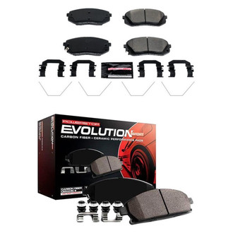 PowerStop® - Z23 Evolution Sport Performance Carbon-Fiber Ceramic Front and Rear Brake Pad Set