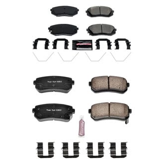 PowerStop® - Z23 Evolution Sport Performance Carbon-Fiber Ceramic Front and Rear Brake Pad Set