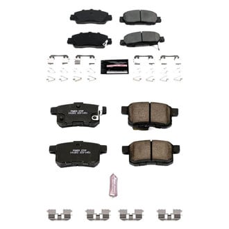 PowerStop® - Z23 Evolution Sport Performance Carbon-Fiber Ceramic Front and Rear Brake Pad Set