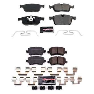PowerStop® - Z23 Evolution Sport Performance Carbon-Fiber Ceramic Front and Rear Brake Pad Set