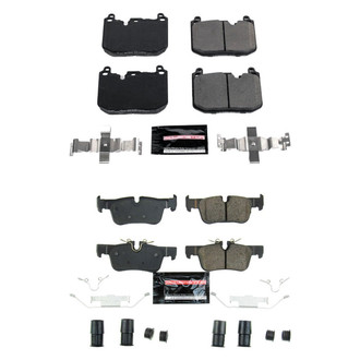 PowerStop® - Z23 Evolution Sport Performance Carbon-Fiber Ceramic Front and Rear Brake Pad Set