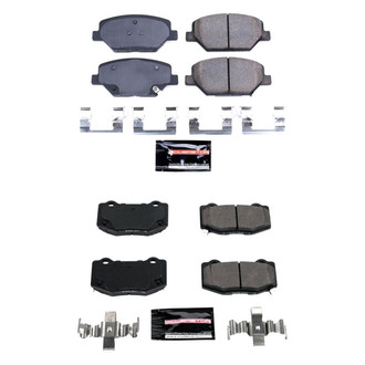 PowerStop® - Z23 Evolution Sport Performance Carbon-Fiber Ceramic Front and Rear Brake Pad Set