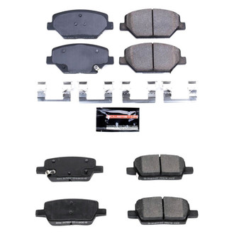 PowerStop® - Z23 Evolution Sport Performance Carbon-Fiber Ceramic Front and Rear Brake Pad Set