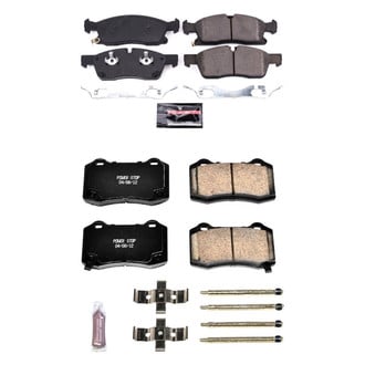 PowerStop® - Z23 Evolution Sport Performance Carbon-Fiber Ceramic Front and Rear Brake Pad Set
