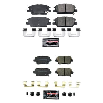 PowerStop® - Z23 Evolution Sport Performance Carbon-Fiber Ceramic Front and Rear Brake Pad Set