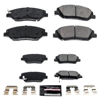 PowerStop® - Z23 Evolution Sport Performance Carbon-Fiber Ceramic Front and Rear Brake Pad Set