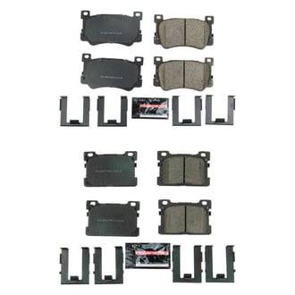 PowerStop® - Z23 Evolution Sport Performance Carbon-Fiber Ceramic Front and Rear Brake Pad Set