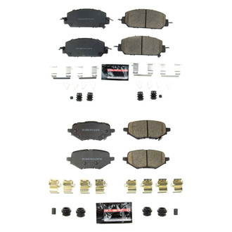 PowerStop® - Z23 Evolution Sport Performance Carbon-Fiber Ceramic Front and Rear Brake Pad Set
