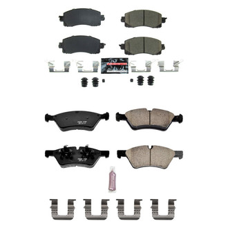 PowerStop® - Z23 Evolution Sport Performance Carbon-Fiber Ceramic Front and Rear Brake Pad Set