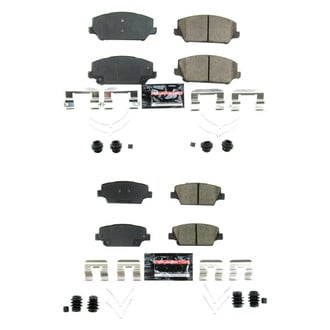 PowerStop® - Z23 Evolution Sport Performance Carbon-Fiber Ceramic Front and Rear Brake Pad Set