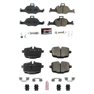 PowerStop® - Z23 Evolution Sport Performance Carbon-Fiber Ceramic Front and Rear Brake Pad Set