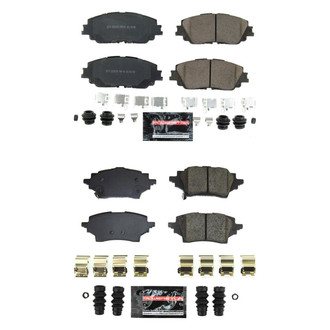 PowerStop® - Z23 Evolution Sport Performance Carbon-Fiber Ceramic Front and Rear Brake Pad Set