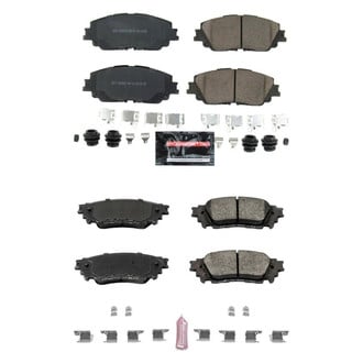 PowerStop® - Z23 Evolution Sport Performance Carbon-Fiber Ceramic Front and Rear Brake Pad Set