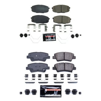 PowerStop® - Z23 Evolution Sport Performance Carbon-Fiber Ceramic Front and Rear Brake Pad Set
