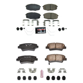 PowerStop® - Z23 Evolution Sport Performance Carbon-Fiber Ceramic Front and Rear Brake Pad Set