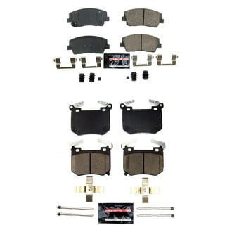 PowerStop® - Z23 Evolution Sport Performance Carbon-Fiber Ceramic Front and Rear Brake Pad Set