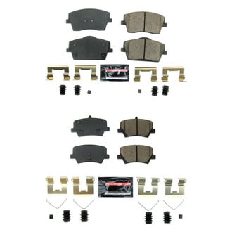 PowerStop® - Z23 Evolution Sport Performance Carbon-Fiber Ceramic Front and Rear Brake Pad Set