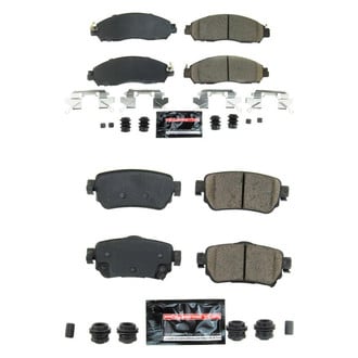 PowerStop® - Z23 Evolution Sport Performance Carbon-Fiber Ceramic Front and Rear Brake Pad Set