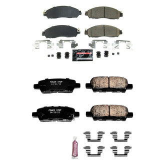 PowerStop® - Z23 Evolution Sport Performance Carbon-Fiber Ceramic Front and Rear Brake Pad Set