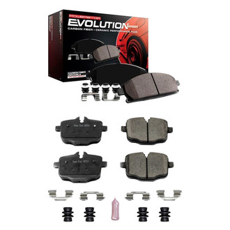 PowerStop® - Z23 Evolution Sport Performance Carbon-Fiber Ceramic Front and Rear Brake Pad Set