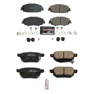 PowerStop® - Z23 Evolution Sport Performance Carbon-Fiber Ceramic Front and Rear Brake Pad Set